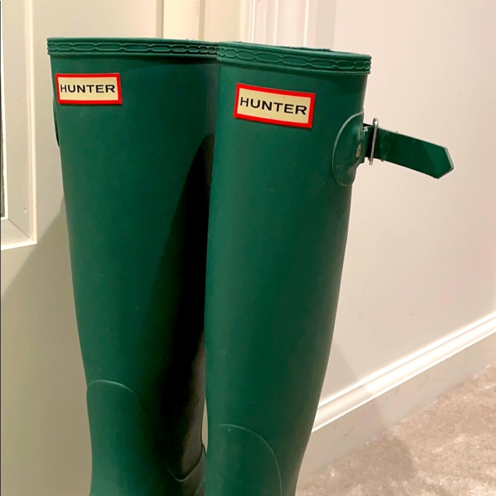Hunter two tone rain boots